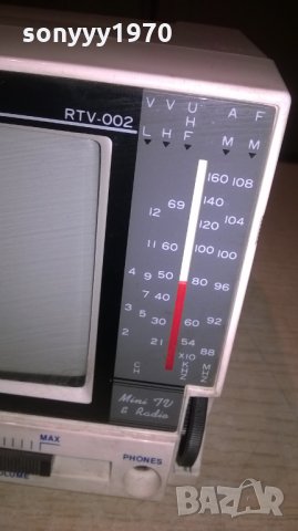 tele rtv-002 made in taiwan r.o.c-внос швеция, снимка 9 - Телевизори - 25425680