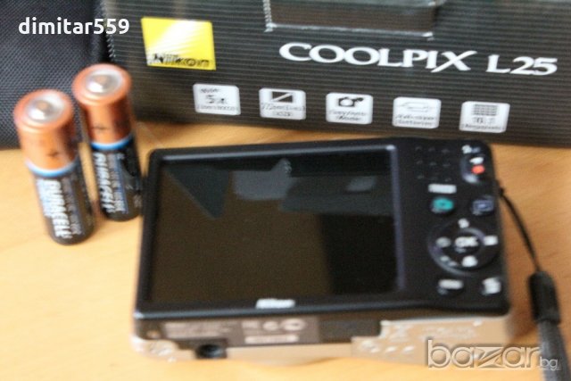 Фотоапарат Nikon Coolpix L25, снимка 9 - Фотоапарати - 20294097
