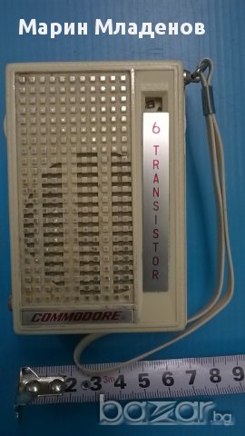 Стар транзистор Commodore 6 transistor, снимка 1 - Антикварни и старинни предмети - 16141184