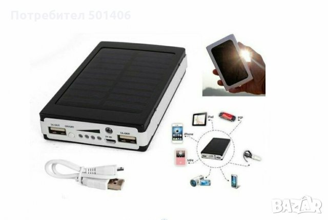 Соларна батерия. Mobile Power Bank 50000 mA/h Li-ion, снимка 3 - Къмпинг осветление - 26174721
