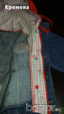 Дънково подплатено яке + дънково яке със сваляща се качулка-2бр за 18лв, снимка 16 - Панталони и долнища за бебе - 17743634