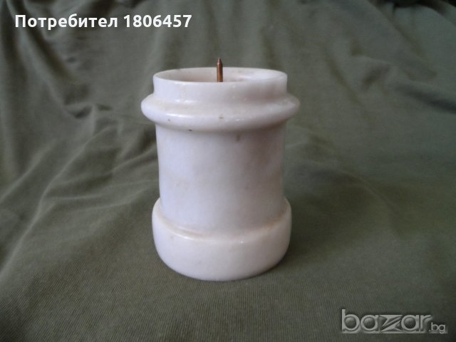 мраморен свещник, снимка 1