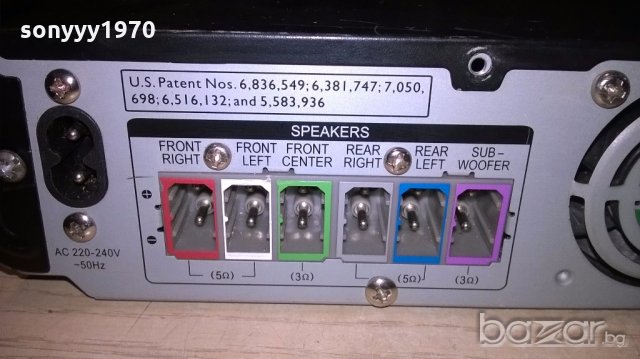 philips hts5580 blu-ray 3d-usb/hdmi/lan/6chanel receiver, снимка 6 - Ресийвъри, усилватели, смесителни пултове - 19781364