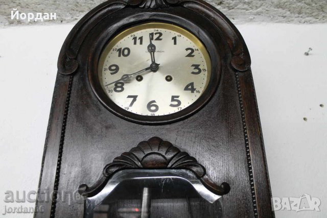 Дървен стенен часовник немски ленцкирх, снимка 3 - Стенни часовници - 23091770