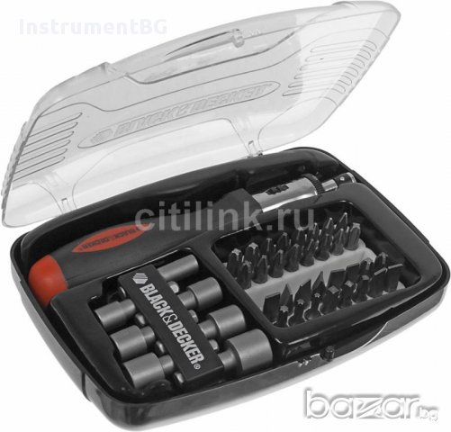 К-т накрайници и битове Black & Decker / 40 части