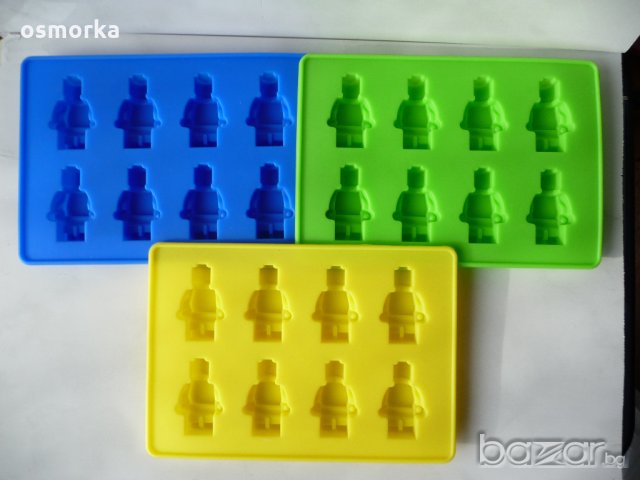 Силиконови форми за сладкиши кейк кекс мъфин торта във формата на фигурки  Лего Lego молд човечета в Форми в гр. Радомир - ID20317558 — Bazar.bg