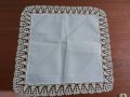 кърпички с дантела  плетени на една кука , снимка 4