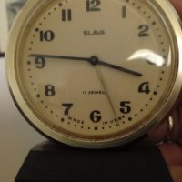 Руски настолен часовник,будилник, снимка 1 - Антикварни и старинни предмети - 23883011