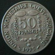 50 франка 1975, Западно Африкански Щати, снимка 1 - Нумизматика и бонистика - 7899405