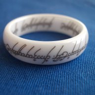 Керамичен пръстен Размер 9 US (18 мм), снимка 3 - Пръстени - 17537485