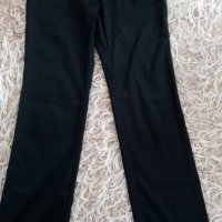 Черен сатенен панталон"S", снимка 1 - Панталони - 20892141