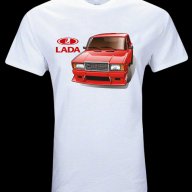Уникална мъжка тениска LADA!Авто-тениски ЛАДА!, снимка 3 - Тениски - 10806666