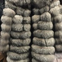 Дамско дълго палто от естествена лисица код 65, снимка 1 - Палта, манта - 23065014