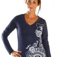 Desigual - страхотна дамска блуза, снимка 2 - Блузи с дълъг ръкав и пуловери - 17304414