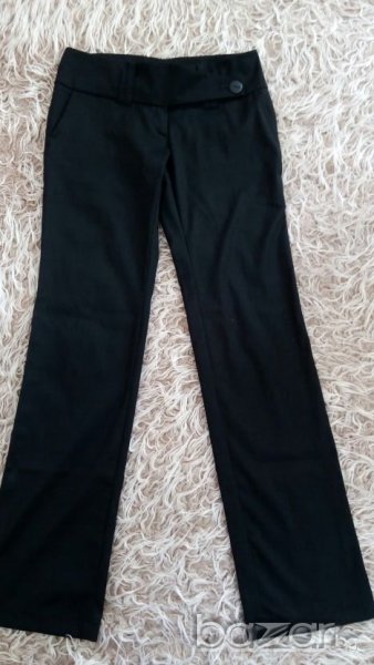 Черен сатенен панталон"S", снимка 1