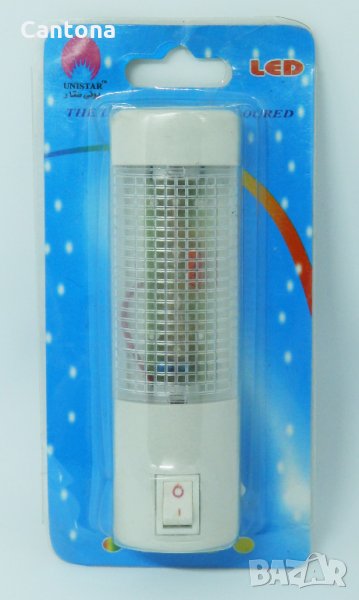Нощна LED лампа с бутон - 1 W, снимка 1