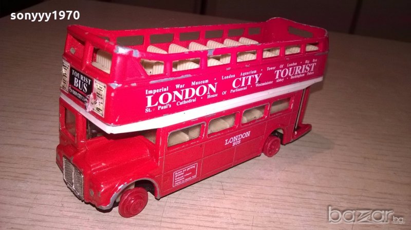 London bus-12х6х4см-метален-внос англия, снимка 1