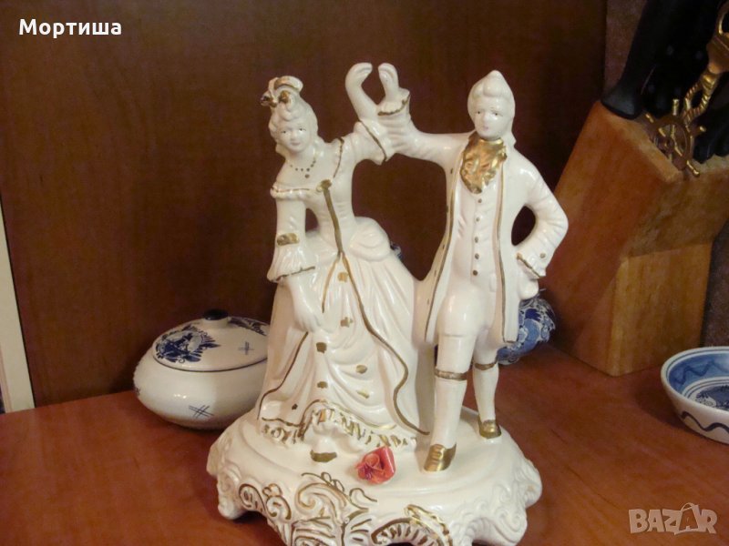  Антикварна  фигура ръчна изработка, снимка 1