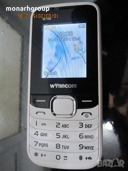 телефон winncom W106 2sim /не чете сим карти/, снимка 1