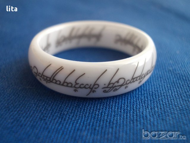 Керамичен пръстен Размери 6 и 9 US (16 и 18 мм), снимка 3 - Пръстени - 17537485