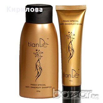 Комплект с екстракт от жен-шен : шампоан (220g) и маска (100g) 