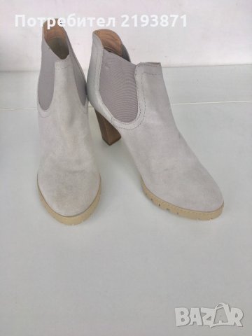 Естествена кожа велур нови боти Pier One номер 39, снимка 11 - Дамски боти - 24652610