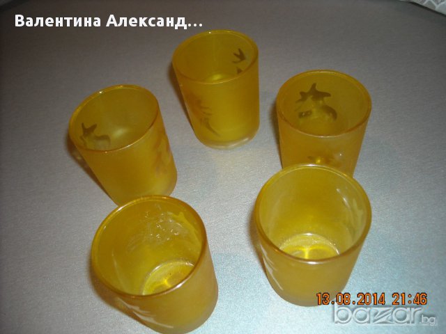 Декоративни коледни  чашки- свещници, снимка 6 - Декорация за дома - 11390572