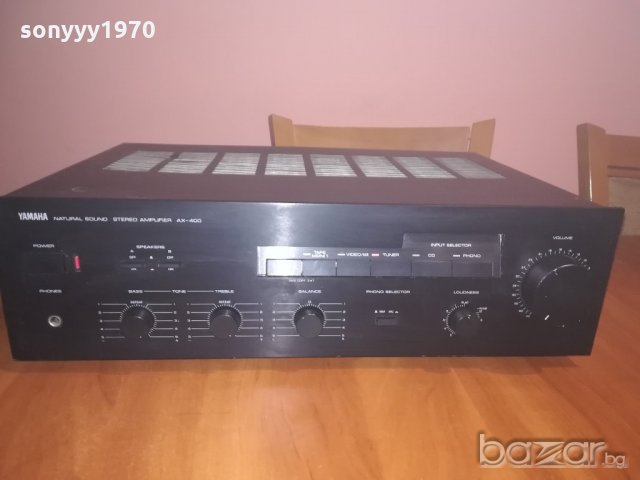 yamaha stereo amplifier-made in japan-внос швеицария&, снимка 3 - Ресийвъри, усилватели, смесителни пултове - 20980449