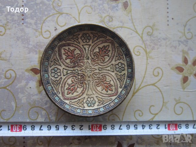 Невероятна авторска глинен керамична чиния маркирана, снимка 1 - Други - 25878882