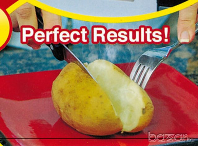 Плик за микровълново печене на картофи с пара , снимка 4 - Уреди за готвене на пара - 21185264