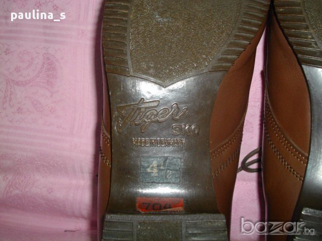 Обувки модел Oxford / марка Tiger / естествена кожа, снимка 8 - Дамски ежедневни обувки - 14584814