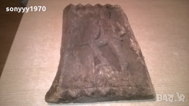 антика-стара дърворезба-old-43х39х5см-внос швеицария, снимка 6 - Антикварни и старинни предмети - 26170336