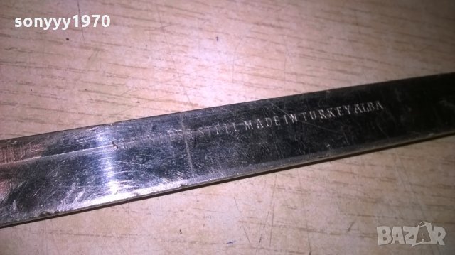 ПОРЪЧАН-stainlnless steel-made in turkey alba-57см-сабя-внос швеция, снимка 16 - Колекции - 23431853