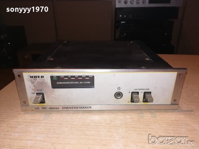 uher lg105 power amplifier-made in japan-внос швеицария, снимка 2 - Други - 20616936