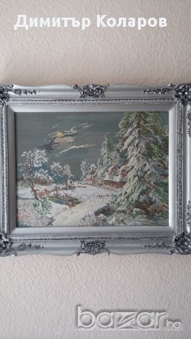 Гоблен WIEHLER Gobelin "Хитлеровата зима", снимка 4 - Гоблени - 14431829