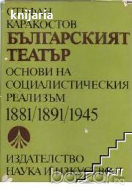 Българският театър основи на социалистическия реализъм 1881 1891 1945
