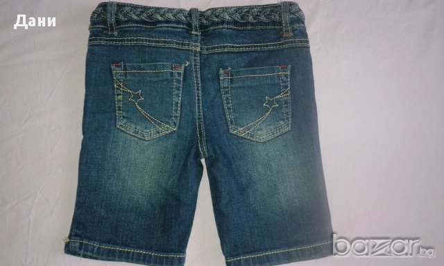 Къси дънкови панталонки за момиченце, снимка 2 - Детски къси панталони - 10596991
