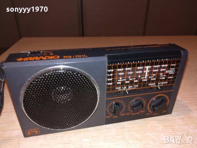 irradio rs.701l-receiver-за ремонт-внос швеицария, снимка 3 - Ресийвъри, усилватели, смесителни пултове - 21716507