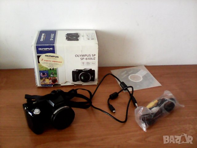 Дигитален фотоапарат Olympus SP-610UZ, 14.0 MP, черен
