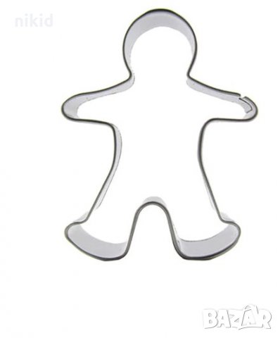Дете човек малко джинджифилово човече метална форма резец за сладки бисквитки  фондан
