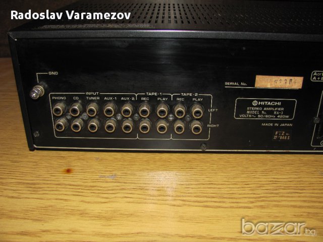 Hitachi HA 3 , снимка 10 - Ресийвъри, усилватели, смесителни пултове - 12606958
