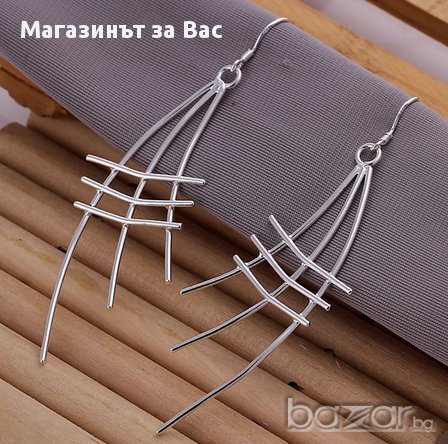 Нестандартни сребърни обеци