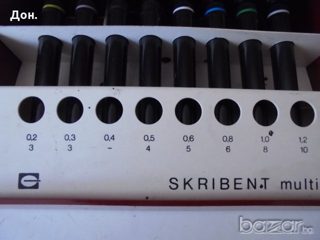  Рапидографи „SKRIBENT“ Германия, снимка 4 - Ученически пособия, канцеларски материали - 21257175