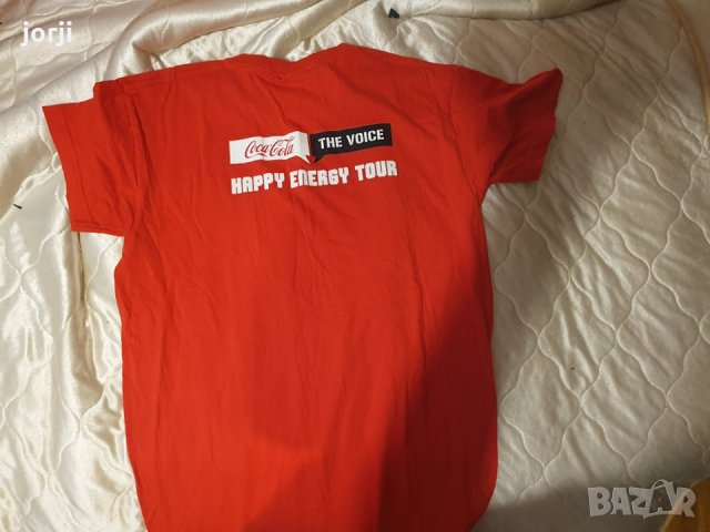 Нова тениска Coca Cola Happy Energy с Автограф от Mihaela Fileva, снимка 3 - Тениски - 25725196