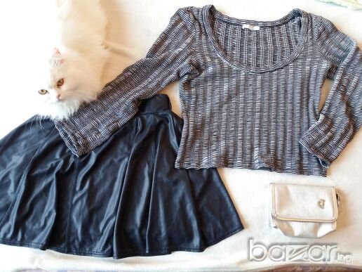 Дамска блуза Zara Trf, снимка 4 - Блузи с дълъг ръкав и пуловери - 20759729