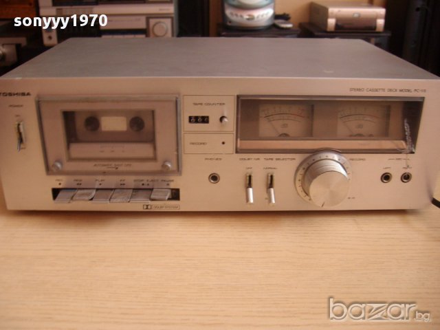toshiba pc-115 stereo cassette deck-внос швеицария, снимка 4 - Ресийвъри, усилватели, смесителни пултове - 12109578