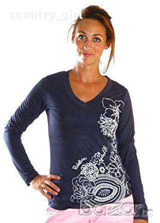 Desigual - страхотна дамска блуза, снимка 2 - Блузи с дълъг ръкав и пуловери - 17304414