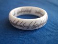 Керамичен пръстен Размери 6 и 9 US (16 и 18 мм), снимка 3