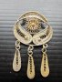 Стара посребрена брошка, снимка 3