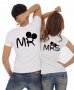 СВЕТИ ВАЛЕНТИН. За ВЛЮБЕНИ! MR & MRS MICKEY LOVE тениски - БЕЗПЛАТНО добавяне на дата!, снимка 5